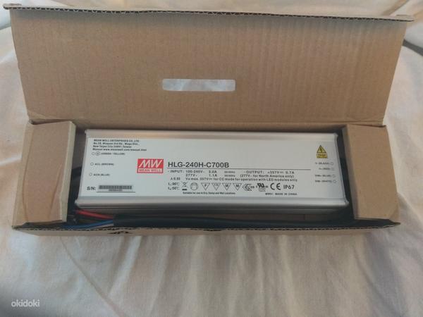LED Driver Trafo Mean Well HLG-240H-C700B 250W (фото #1)