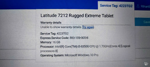 Dell Latitude 7212 Rugged Extreme i5-8350U/16/256 (5 foto / 10)