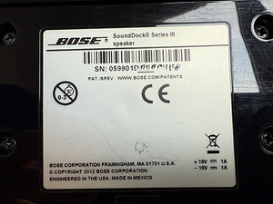 Bose SoundDock series III (4 foto / 4)