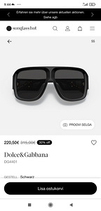 Dolce Gabbana päikeseprillid (4 foto / 9)