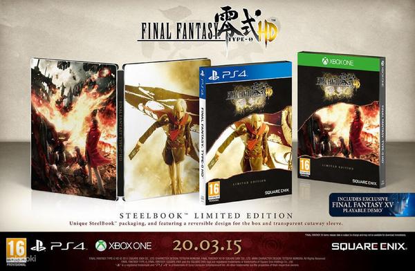 Final Fantasy Type-0 HD Limited Steelbook Edition Xbox One (foto #3)