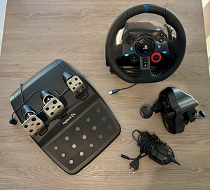 Комплект Logitech G29 (руль + педали + переключатель передач (1 фото из 8)