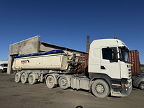 Transporditeenused, kallurhaagis 30t. Maa, liiv, killustik