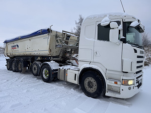 Transporditeenused, kallurhaagis 30t. Maa, liiv, killustik (1 foto / 2)