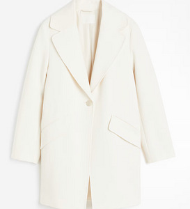 Valge mantel H&M | Demisooja (1 foto / 5)