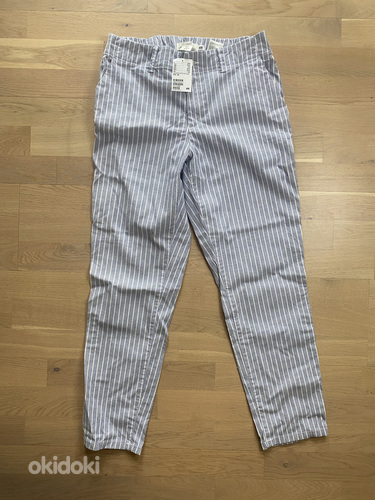 New with tags H&M trousers püksid, size 40 (foto #1)