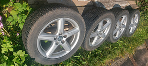 5x114,3 Toyota Avensis veljed ja rehvid 215/55 R17 ET45 (1 foto / 8)