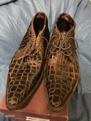 Кожаная мужская итальянская обувь Vibram (фото #1)