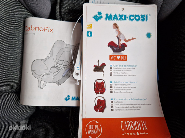 Maxi-Cosi Cabriofix turvahäll + Maxi-Cosi Easyfix alus (foto #5)