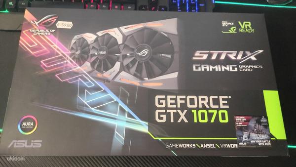 ASUS GeForce GTX 1070 / 8 ГБ GDDR5 / ROG STRIX GAMING OC (фото #3)