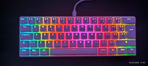 Mars gameing valge rgb mänguri klaviatuur (1 foto / 3)