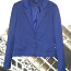 Классический синий пиджак H&M на одну пуговицу (фото #1)