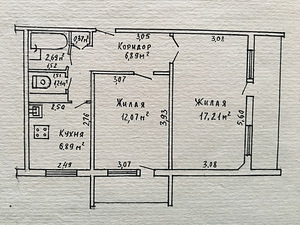 2-комнатная квартира в Советском районе