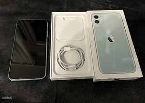 iPhone 11 (128 gb) roheline (1 foto / 2)