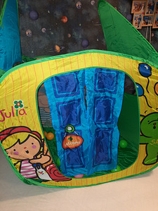 Laste telk-maja pallidega Ks Kids Cafe (7 foto / 10)