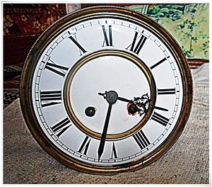 Часовой механизм настенных часов, Франция, 19 век