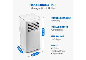 Mobiilne konditsioneer BOMANN CL6061CB 7000BTU (6 foto / 6)