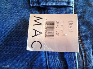 Uued teksapüksid MAC, sinise värviga, 40/34 (3 foto / 3)