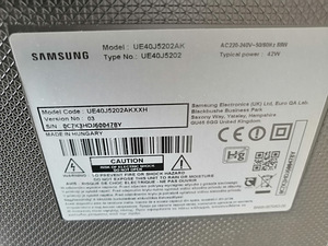 40" Samsung telekas SmartTV Wifi (6 foto / 6)
