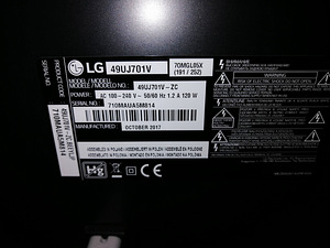 49" LG UHD 4K teler SmartTV (5 foto / 5)