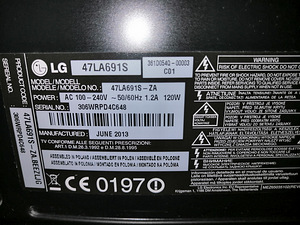 47" LG fullHD teler SmartTV 3D (6 foto / 6)