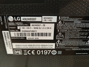 49" LG 4k UHD teler SmartTV (5 foto / 5)