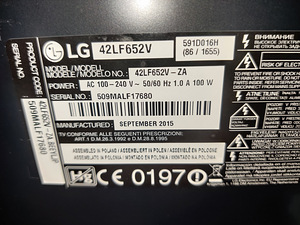 42" LG fullHD teler SmartTV 3D (5 foto / 5)