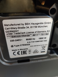 Siemens täisautomaatne espressomasin (6 foto / 6)