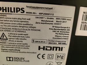 49" Philips 4K UHD teler SmartTV Ambilight Android (4 foto / 4)