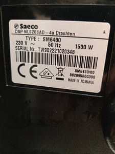 Saeco täisautomaatne espressomasin (6 foto / 6)