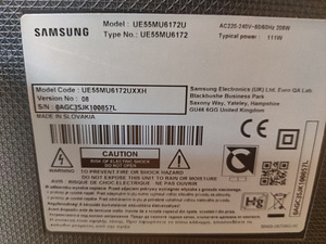 55" Samsung 4K UHD телевизор SmartTV (5 фото из 5)