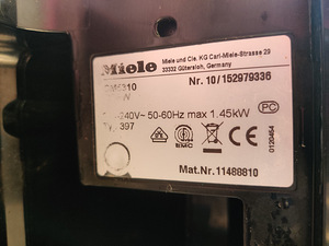Miele täisautomaatne kohvimasin (6 foto / 6)