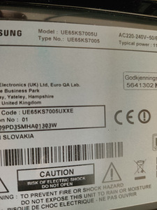 65" Samsung 4K UHD телевизор SmartTV (6 фото из 6)