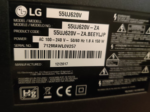 55" LG 4k UHD teler SmartTV (2 foto / 2)