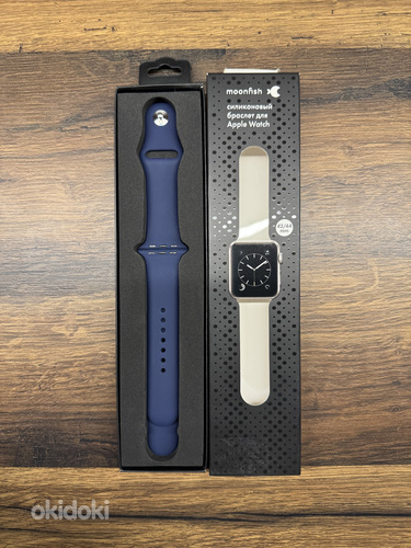 Uus! Apple Watch 42/44 mm tumesinine rihm