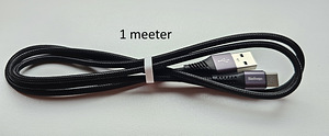 USB-C andme- ja laadimiskaabel | 1M / 2M / 3M UUS! (3 foto / 6)