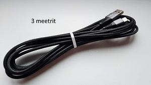 USB-C andme- ja laadimiskaabel | 1M / 2M / 3M UUS! (5 foto / 6)
