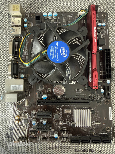 Mobo + CPU i3-4170 + RAM DDR3 8gb