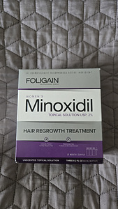 FOLIGAIN Minoxidil 2% juuste kasvu toode naistele (3 foto / 8)