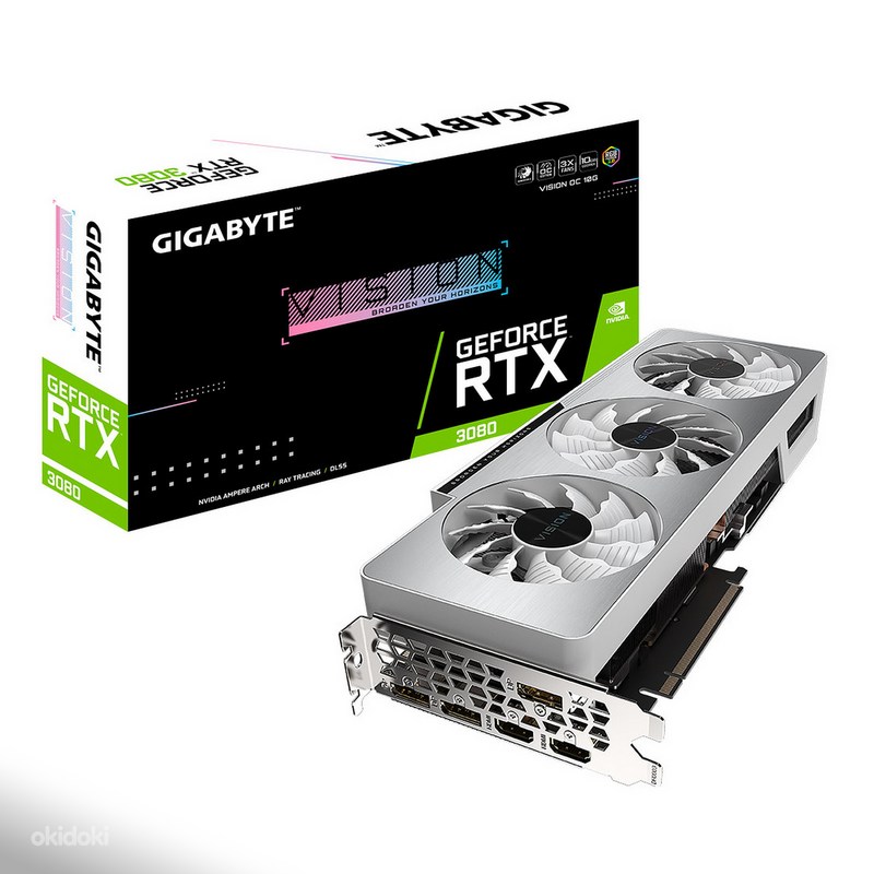 Gigabyte GeForce RTX 3080 VISION OC 10GB GDDR6X Rev 2.0 (foto #1)