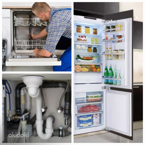 Установка холодильника, посудомойки, сантехники. (фото #1)