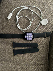 Apple Watch 8 GPS+Cellular 45 мм, алюминиевый корпус, спортивный ремешок