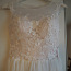 Новое прямое свадебное платье размер 36 + чехол (фото #3)