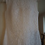 Классическое белое свадебное платье размер 38 + чехол (фото #2)