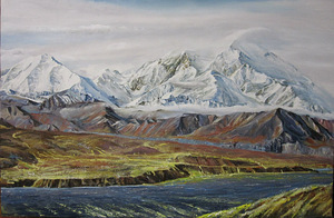 Картина "Гора Мак-Кинли" 870х570 мм