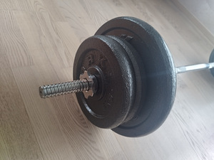 EZ tõstekang + raskused (2 foto / 2)