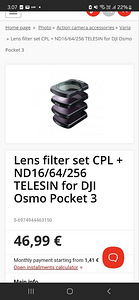 Omso pocket 3 creator combo / black mist filter / lens set (5 foto / 6)