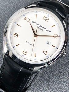 Baume & Mercier Clifton Round Automatic XL White Dial (2 foto / 9)