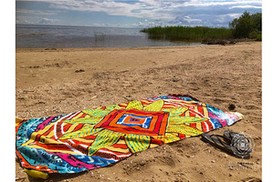 Mandala froteerätik/saunalina (2 foto / 3)