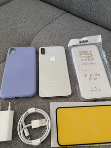 iPhone X 64GB Silver Heas Seisukorras, Aku 99% (2 foto / 6)